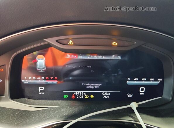 WA1EVBF1XND033763 2022 AUDI Q8 Белый Вид задних сидений