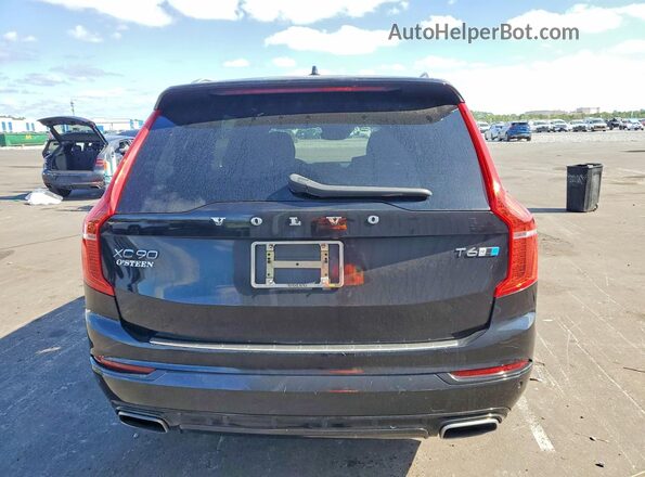 YV4A22PM4K1448612 2019 VOLVO XC90 Black Widok wnętrza z przodu