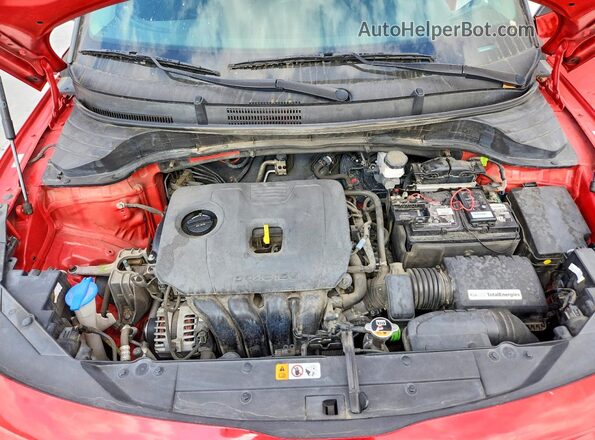 KNDJ23AU2R7220679 2024 KIA SOUL Красный Вид подкапотного пространства