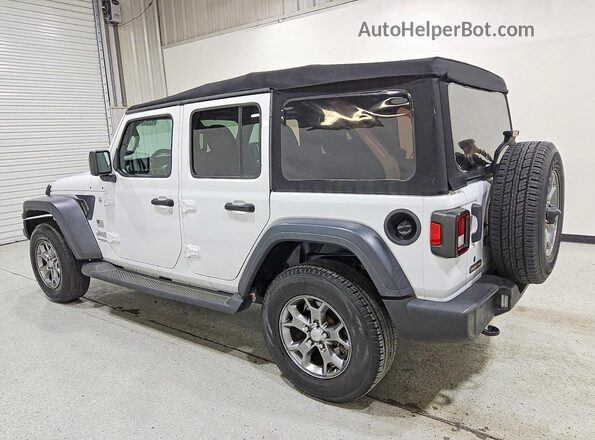 1C4HJXDG1LW238408 2020 JEEP WRANGLER White Tył lewy