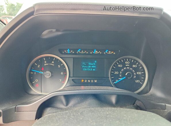 1FTEW1CG5HFB12000 2017 FORD F150 Белый Вид задних сидений