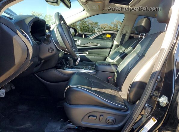 5N1DL0MM7KC558818 2019 INFINITI QX60 Black Вид панелі приладів