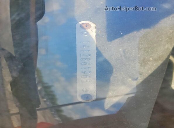 1412861965 1971 VOLKSWAGEN KARMANGHIA Blue VIN sticker view