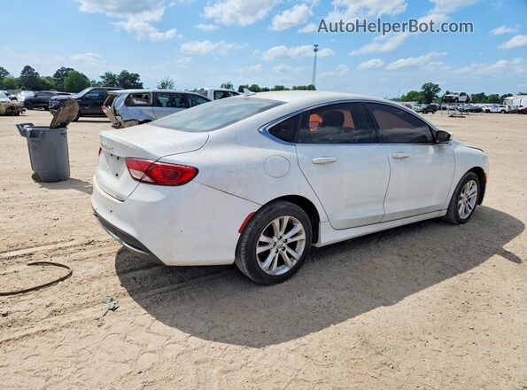 1C3CCCAB1GN112085 2016 CHRYSLER 200 Белый Задняя правая четверть