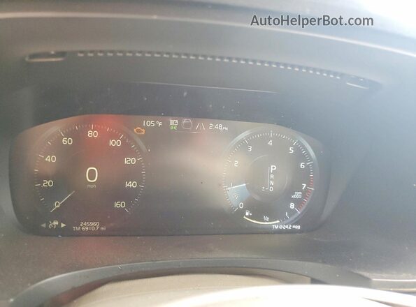 LVY982MK6JP016406 2018 VOLVO S90 Серебряный Вид задних сидений