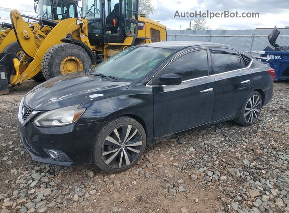 3N1AB7AP3HL715519 2017 NISSAN SENTRA Black Vista tres cuartos delantera izquierda