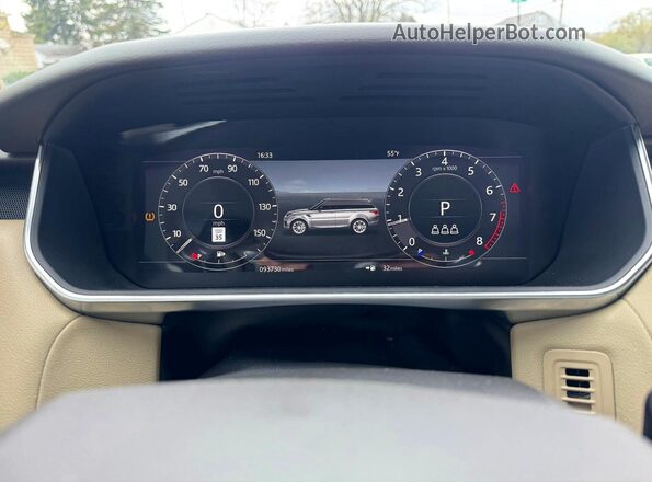 SALWR2RV3KA828527 2019 LAND ROVER RANGE Черный Вид панели приборов