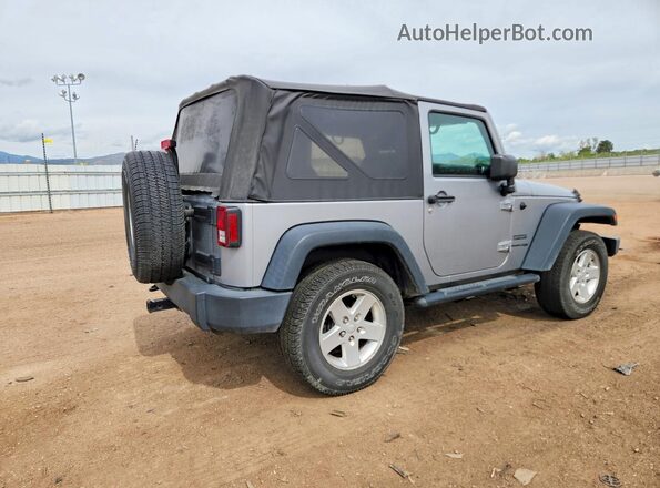 1C4AJWAG9JL829228 2018 JEEP WRANGLER Серый Передняя правая четверть