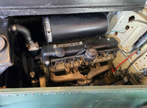 B241GT 1950 BENTLEY MARK Green Front interior view