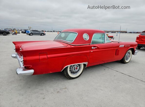 D7FH333820 1957 FORD THUNDERBIRD Red Tył prawy