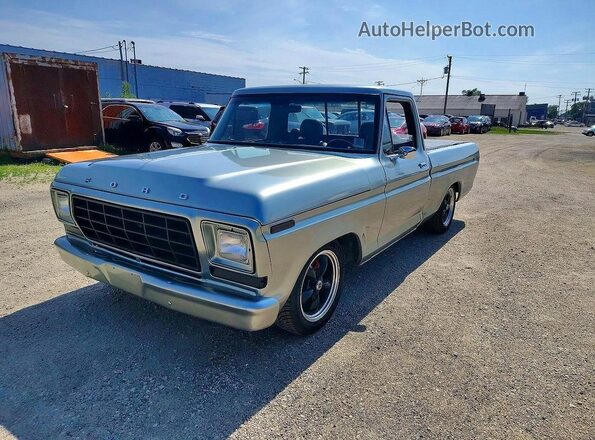 F10GCEE5829 1979 FORD F Silver Trasero izquierdo
