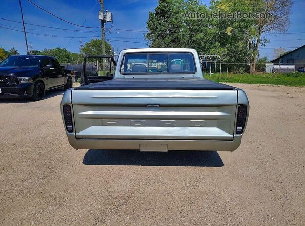 F10GCEE5829 1979 FORD F Silver Vista de la etiqueta del VIN