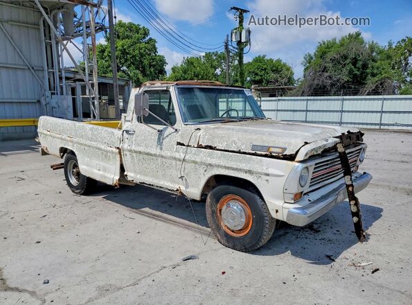 F25YRC59897 1968 FORD F250 White Передня права чверть