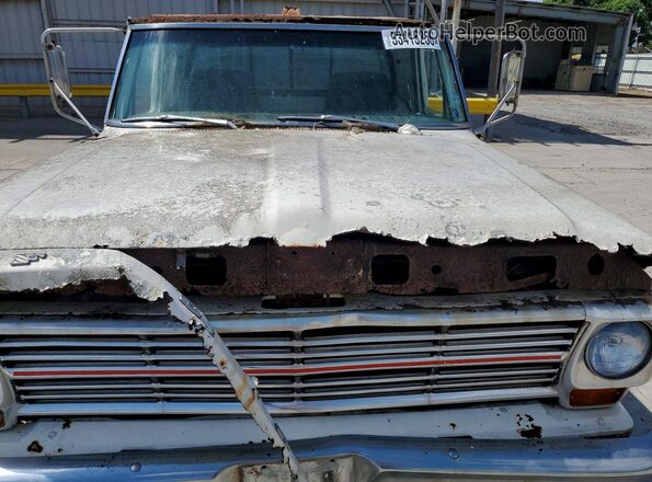 F25YRC59897 1968 FORD F250 White Вид задньої частини салону