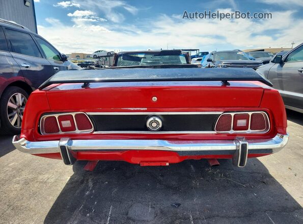 F3F03H155108F 1973 FORD MUSTANG Red უკანა ხედი