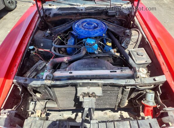 F3F03H155108F 1973 FORD MUSTANG Red უკანა სალონის ხედი