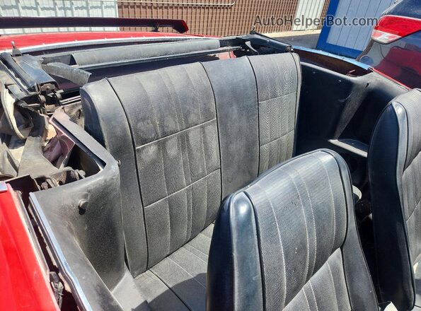 F3F03H155108F 1973 FORD MUSTANG Red უკანა სავარძლების ხედი