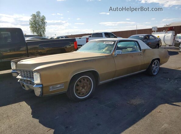 H8146852 1968 CADILLAC 2 Gold Vista tres cuartos delantera izquierda
