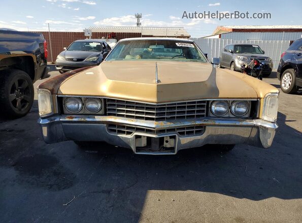 H8146852 1968 CADILLAC 2 Gold Vista frontal