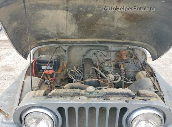 J6F83EA040231 1967 JEEP CJ-5 Silver Vista interior trasera