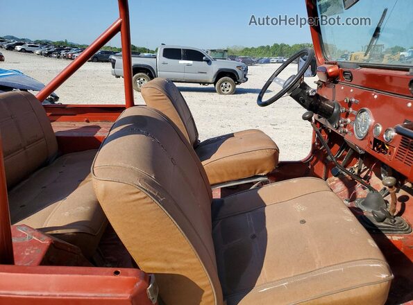 J9M93EC030750 1979 JEEP CJ Burgundy უკანა სავარძლების ხედი