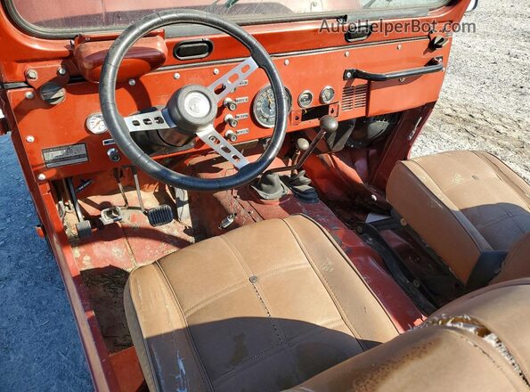 J9M93EC030750 1979 JEEP CJ Burgundy წინა პანელის ხედი