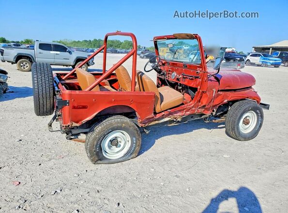 J9M93EC030750 1979 JEEP CJ Burgundy უკანა მარჯვენა