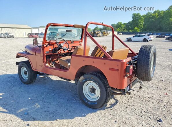 J9M93EC030750 1979 JEEP CJ Burgundy უკანა მარცხენა