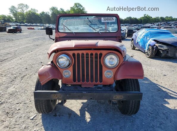 J9M93EC030750 1979 JEEP CJ Burgundy წინა ხედი