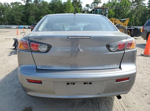 JA32U2FU2GU010839 2016 MITSUBISHI LANCER Silver Widok z tyłu