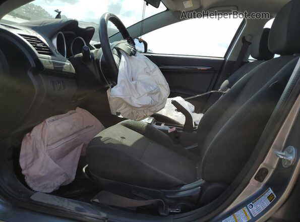 JA32U2FU2GU010839 2016 MITSUBISHI LANCER Silver Widok wnętrza z przodu