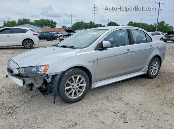 JA32U2FU4GU008185 2016 MITSUBISHI LANCER Серебряный Передняя левая четверть