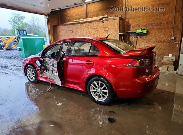 JA32U2FU8GU004544 2016 MITSUBISHI LANCER Красный Задняя левая четверть