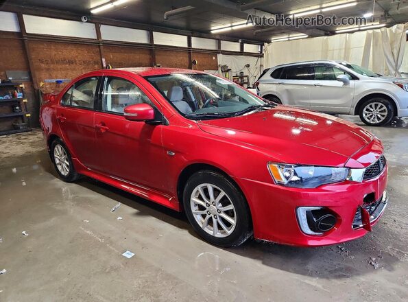 JA32U2FU8GU004544 2016 MITSUBISHI LANCER Красный Передняя правая четверть