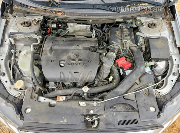 JA32U2FU8HU005131 2017 MITSUBISHI LANCER Серебряный Вид задней части салона