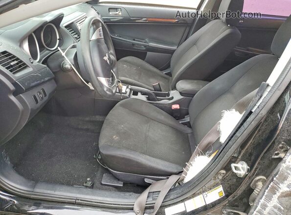 JA32U2FUXHU011139 2017 MITSUBISHI LANCER Черный Вид салона спереди