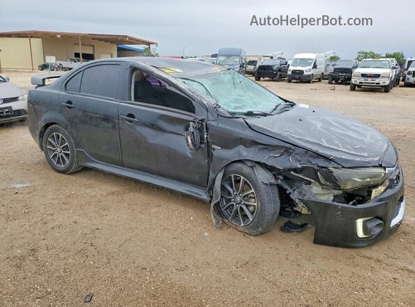 JA32U2FUXHU011139 2017 MITSUBISHI LANCER Черный Передняя правая четверть