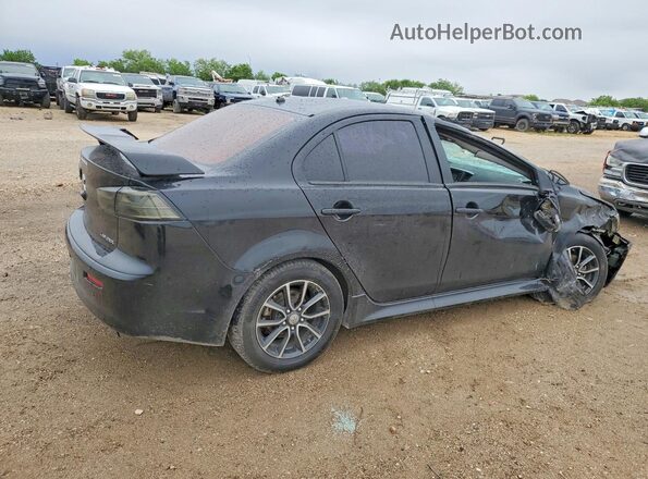 JA32U2FUXHU011139 2017 MITSUBISHI LANCER Черный Задняя правая четверть