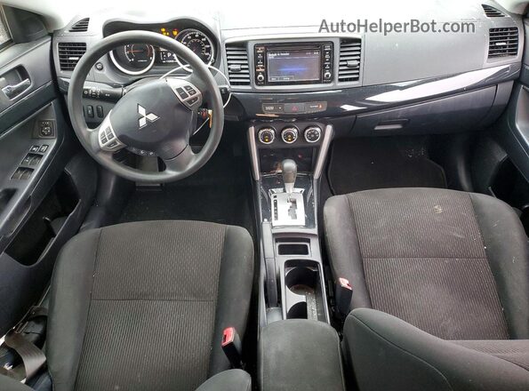 JA32U2FUXHU011139 2017 MITSUBISHI LANCER Черный Вид панели приборов