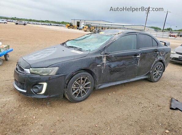 JA32U2FUXHU011139 2017 MITSUBISHI LANCER Черный Передняя левая четверть
