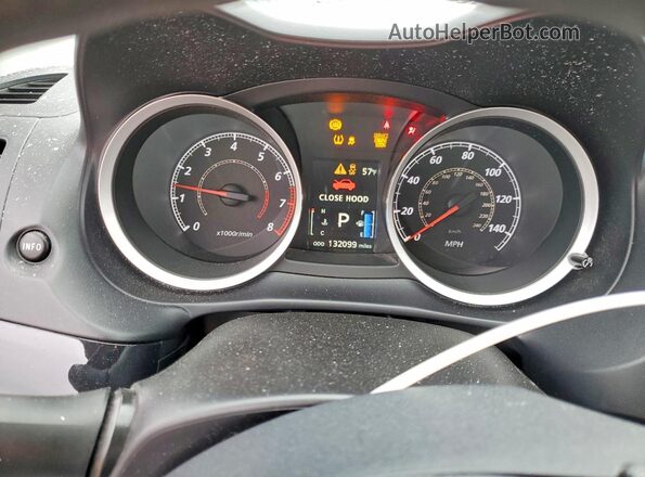 JA32U2FUXHU011139 2017 MITSUBISHI LANCER Черный Вид щитка приборов