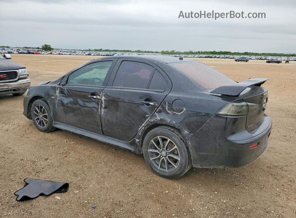 JA32U2FUXHU011139 2017 MITSUBISHI LANCER Черный Задняя левая четверть