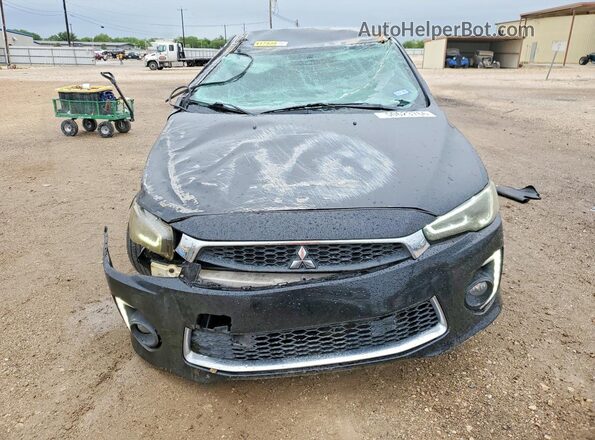 JA32U2FUXHU011139 2017 MITSUBISHI LANCER Черный Вид спереди