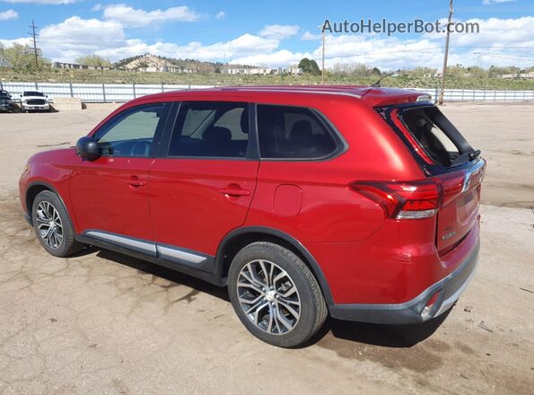 JA4AD2A32GZ027147 2016 MITSUBISHI OUTLANDER Red Задня ліва чверть