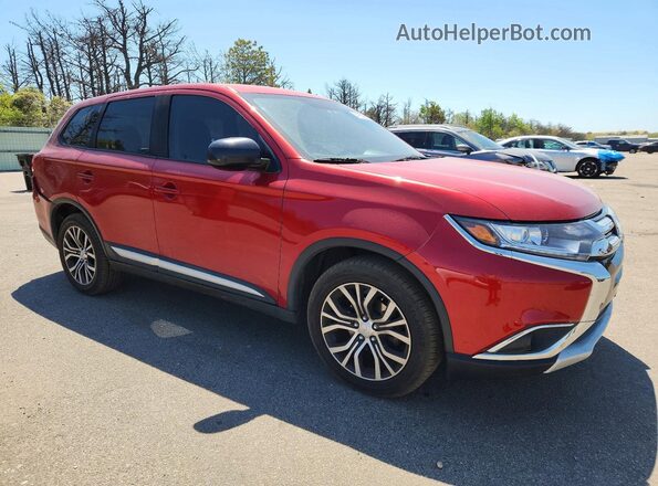 JA4AD2A33JZ010896 2018 MITSUBISHI OUTLANDER Красный Передняя правая четверть