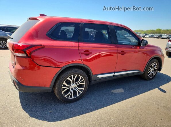 JA4AD2A33JZ010896 2018 MITSUBISHI OUTLANDER Красный Задняя правая четверть