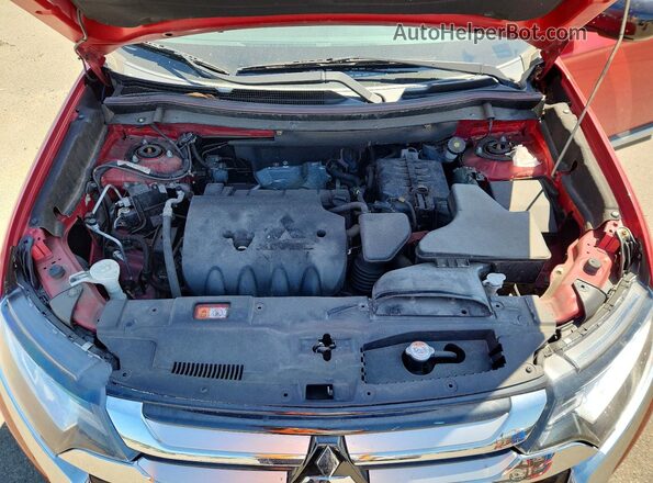 JA4AD2A33JZ010896 2018 MITSUBISHI OUTLANDER Красный Вид подкапотного пространства