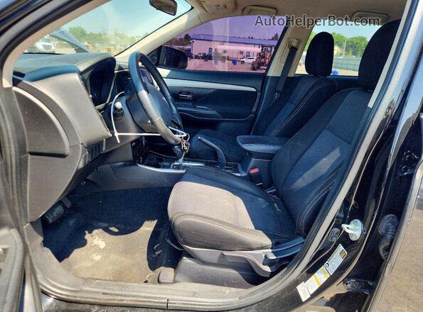 JA4AD2A35HZ068227 2017 MITSUBISHI OUTLANDER Black Widok wnętrza z przodu