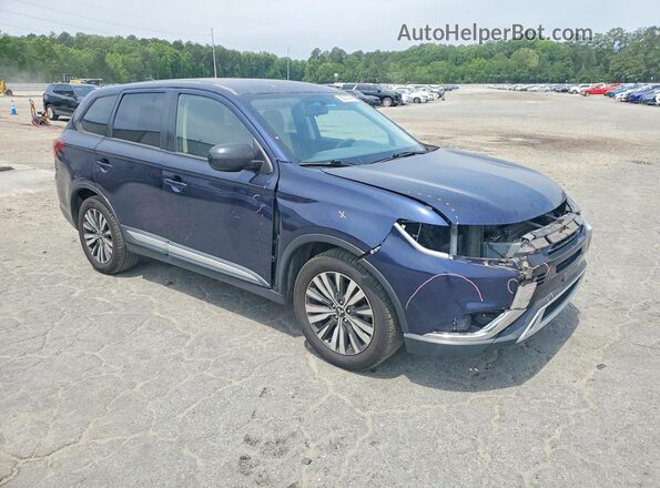 JA4AD2A37LZ011973 2020 MITSUBISHI OUTLANDER Синий Передняя правая четверть