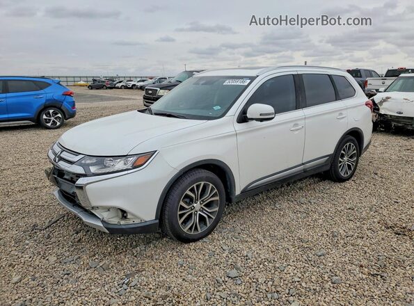 JA4AD3A32HZ062844 2017 MITSUBISHI OUTLANDER White Vista tres cuartos delantera izquierda